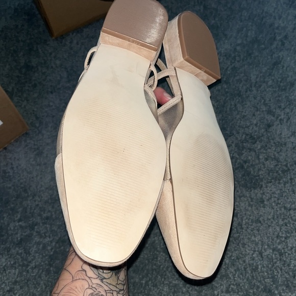 Steve Madden Belinda Mesh Tan Suede flats NWB - Picture 2 of 3